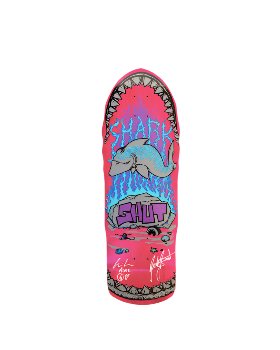 SHUT SHARK PINK REISSUE BY PRIME SKATEBOARDS