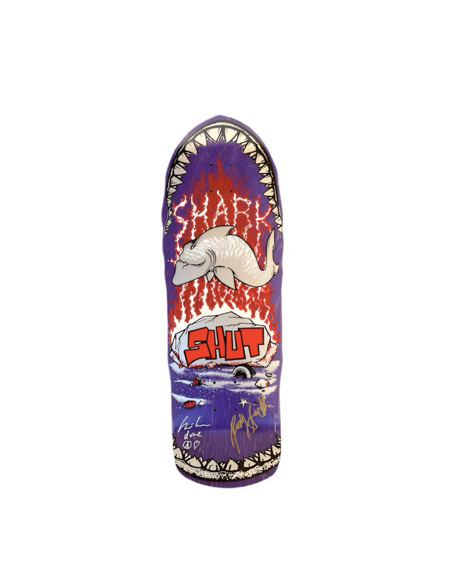SHUT SHARK PURPLE REISSUE BY PRIME SKATEBOARDS