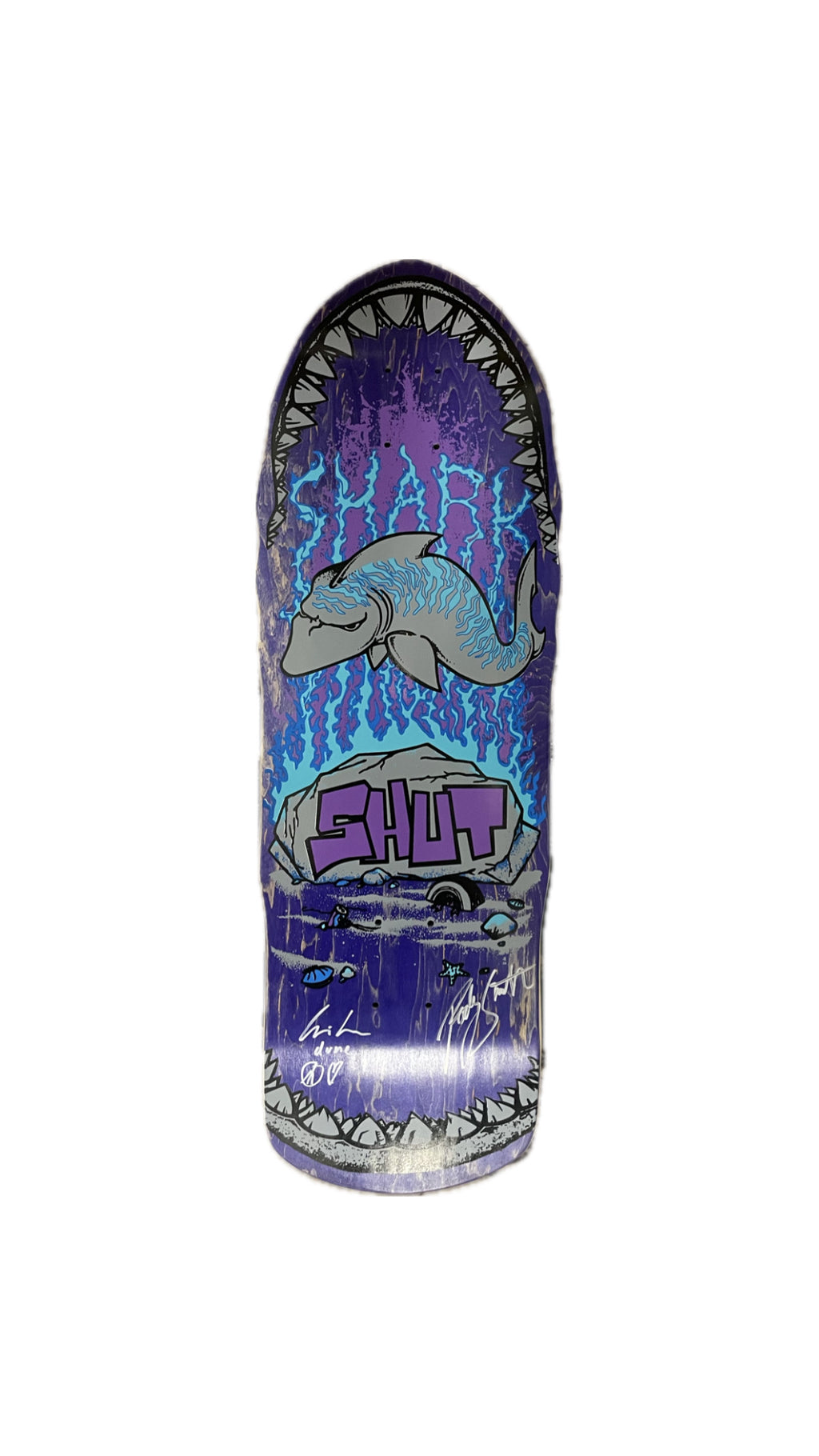 SHUT SHARK PURPLE REISSUE BY PRIME SKATEBOARDS