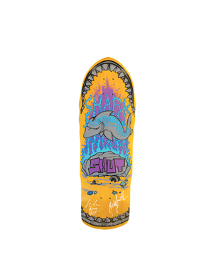 SHUT SHARK YELLOW/PURPLE REISSUE BY PRIME SKATEBOARDS