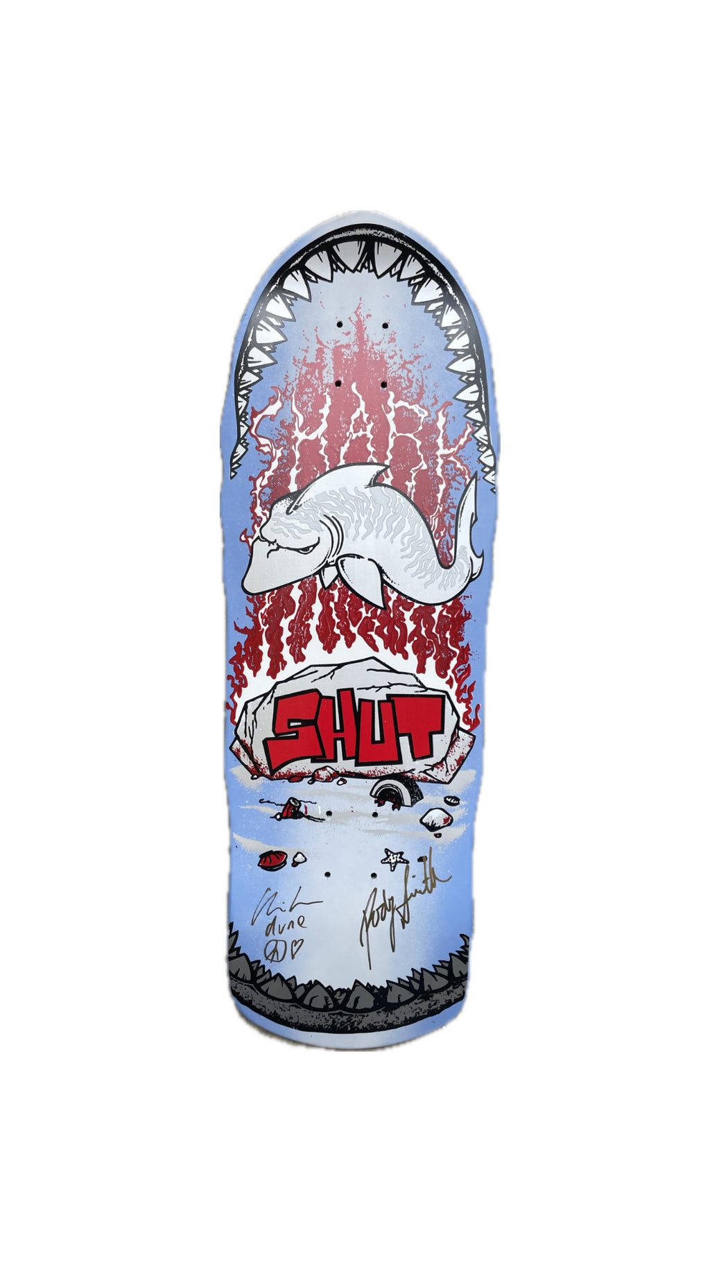 SHUT SHARK BLUE FADE REISSUE BY PRIME SKATEBOARDS