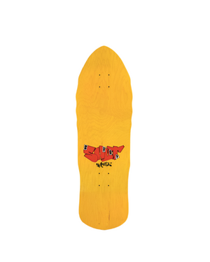 SHUT SHARK YELLOW/RED REISSUE BY PRIME SKATEBOARDS