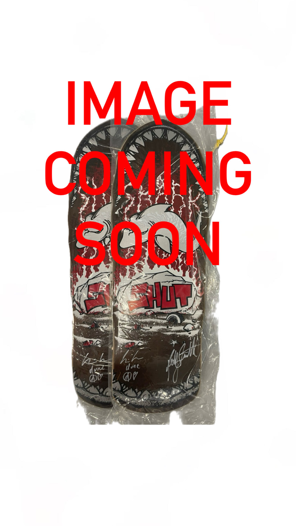 SHUT SHARK BROWN/RED REISSUE BY PRIME SKATEBOARDS