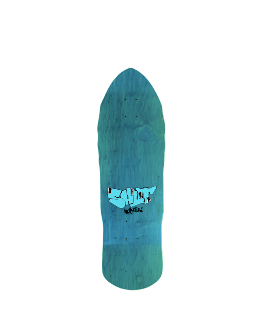 SHUT SHARK TEAL/PURPLE REISSUE BY PRIME SKATEBOARDS