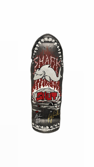 SHUT SHARK GREY/RED REISSUE BY PRIME SKATEBOARDS