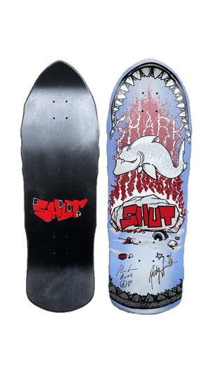 SHUT SHARK BLUE FADE REISSUE BY PRIME SKATEBOARDS