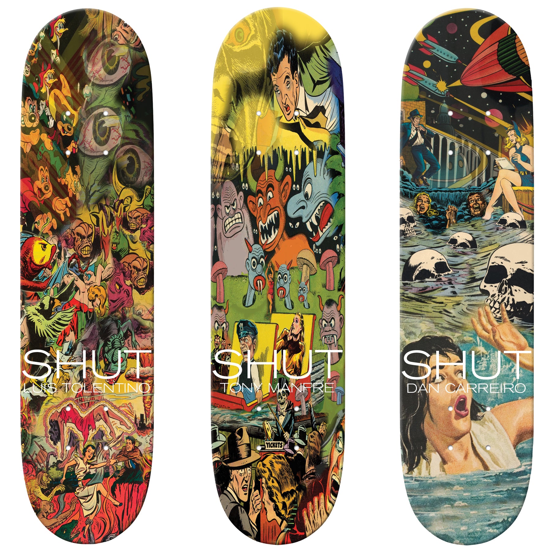 SATURDAYS × shut skateboard Deck DECKS – Tagged 